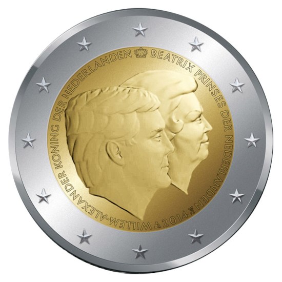 Netherlands 2 Euro "Double portrait" 2014