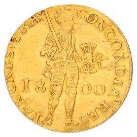 Gouden Dukaat Utrecht 1800 ZFr