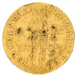 Gouden Dukaat Utrecht 1805 Fr+