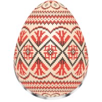 Pièce colorée en forme d'œuf « Pysanky » 2023