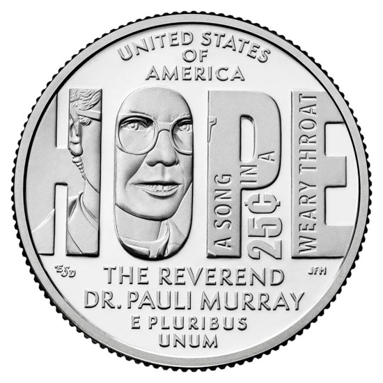 US Quarter "Dr. Pauli Murray" 2024 D