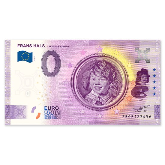0 Euro Biljet Frans Hals - Lachende Jongen