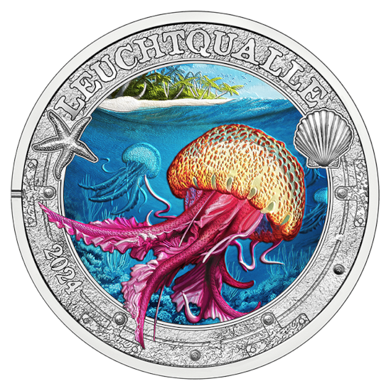 Austria 3 Euro "Jellyfish" 2024