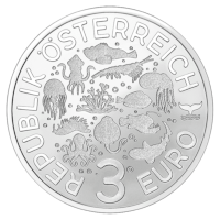 Austria 3 Euro "Jellyfish" 2024