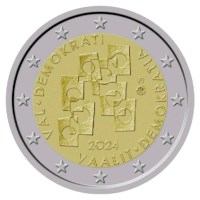 Finlande 2 euros « Démocratie » 2024 UNC