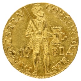 Gouden Dukaat Utrecht 1781 Pr