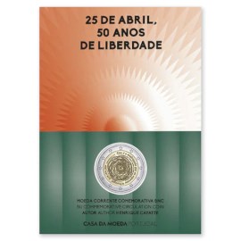 Portugal 2 Euro "Anjerrevolutie" 2024 BU