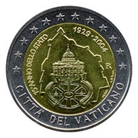 Vaticaan 2 Euro "75 jaar Souvereiniteit" 2004
