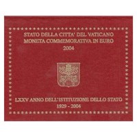 Vatican 2 euros « 75 ans de souveraineté » 2004
