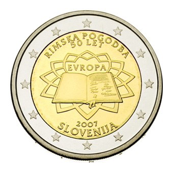 Slovénie 2 euros « Rome » 2007