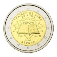 Spain BU Set 2007 with 2-Euro "Rome"