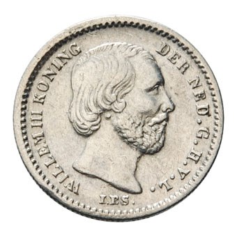 5 cent 1863 Willem III ZFr