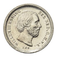 5 Cent 1887 Willem III Pr-