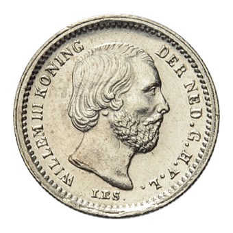 5 Cent 1887 Willem III Pr-