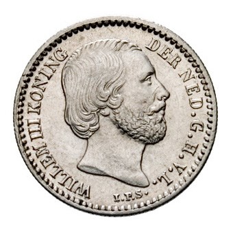 10 Cent 1881 Willem III Pr-