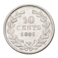 10 Cent 1895 Wilhelmina ZFr