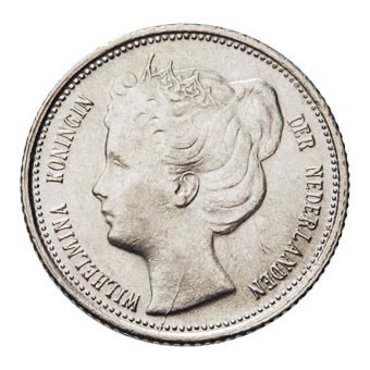10 Cent 1898 Wilhelmina Pr-