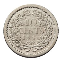 10 Cent 1911 Wilhelmina ZFr