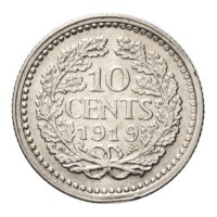 10 Cent 1919 Wilhelmina ZFr