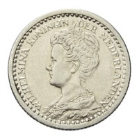 10 Cent 1925 Wilhelmina ZFr+