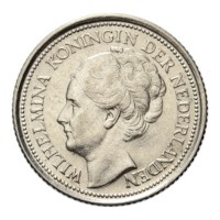 10 Cent 1935 Wilhelmina Pr-