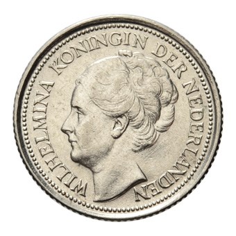 10 Cent 1935 Wilhelmina Pr-