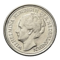 10 Cent 1936 Wilhelmina Pr-