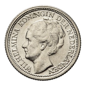 10 Cent 1937 Wilhelmina Pr