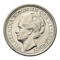10 Cent 1938 Wilhelmina Pr