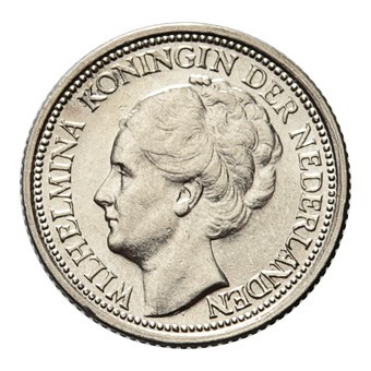 10 Cent 1938 Wilhelmina Pr