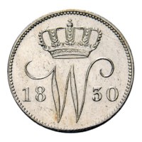 25 cent 1830 Willem I Pr