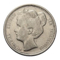 25 Cent 1906 Wilhelmina ZFr-