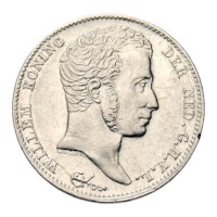 1/2 gulden 1822 Willem I Pr-