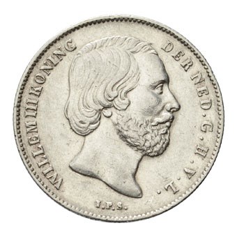 1/2 Gulden 1862 Willem III ZFr