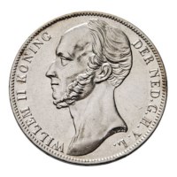 1 Gulden 1848 Willem II Pr