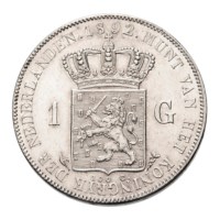 1 Gulden 1892 Wilhelmina Pr