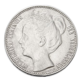 1 gulden 1909 Wilhelmina ZFr