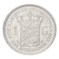 1 gulden 1915 Wilhelmina Pr-