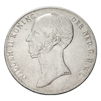 2 1/2 gulden 1845 Willem II ZFr