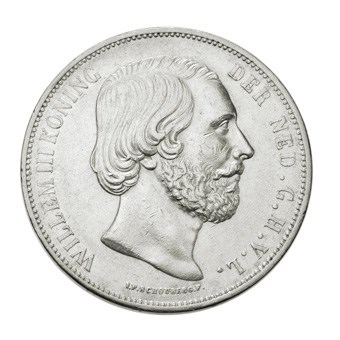 2 1/2 gulden 1853 Willem III ZFr