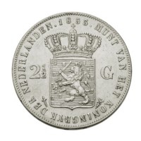 2 1/2 gulden 1853 Willem III ZFr