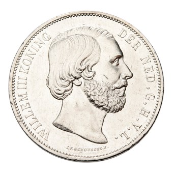 2 1/2 Gulden 1870 Willem III Pr