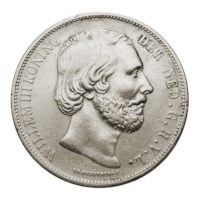 2 1/2 Gulden 1873 Willem III ZFr-