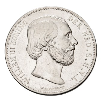 2 1/2 Gulden 1874 Willem III ZFr