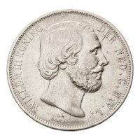 2 1/2 Gulden 1874 Willem III ZFr-