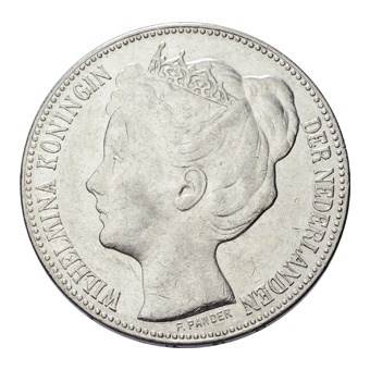  2 1/2 Gulden 1898 Wilhelmina Pr- 