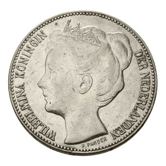 2 1/2 Gulden 1898 Wilhelmina ZFr+