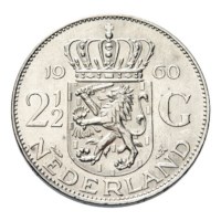 2 1/2 gulden 1960 Juliana Pr