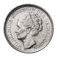 10 Cent 1944 ES Wilhelmina Pr