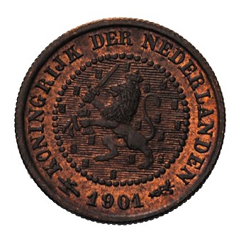1/2 Cent 1901 Wilhelmina FDC